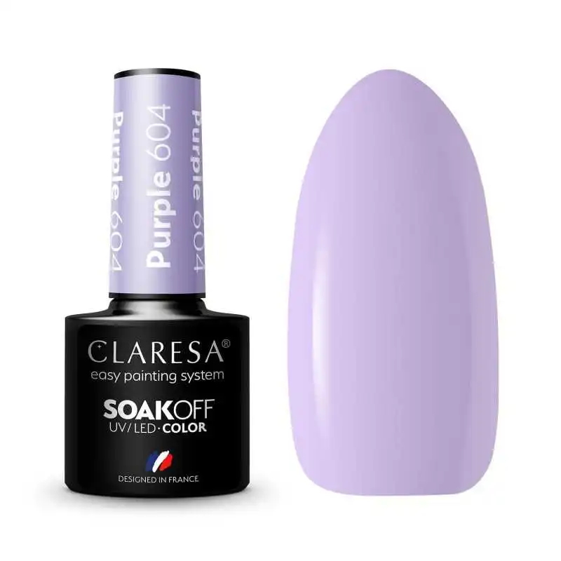 CLARESA PURPLE/ VIOLETT 604 UV NAGELLACK 5 ML CLARESA PURPLE/ VIOLETT 604 UV NAGELLACK 5 ML