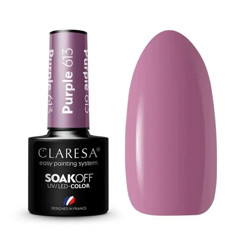 CLARESA PURPLE/ VIOLETT 613 UV NAGELLACK 5 ML CLARESA PURPLE/ VIOLETT 613 UV NAGELLACK 5 ML