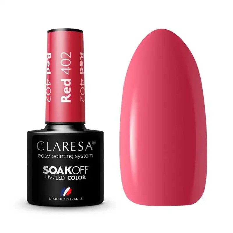 CLARESA RED/ ROT 402 UV NAGELLACK 5 ML