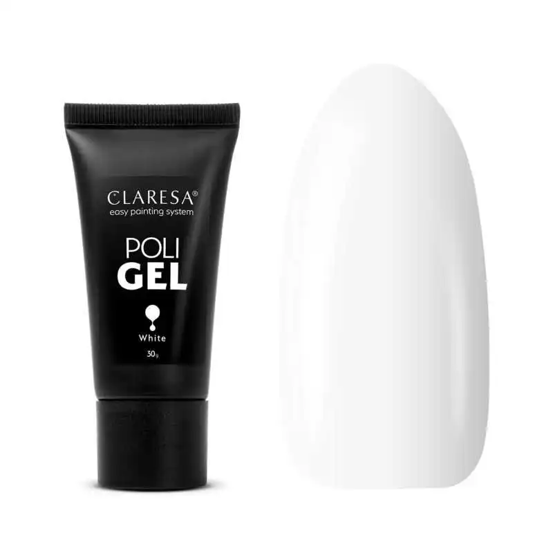 Claresa POLI GEL WHITE 30g Claresa POLI GEL WHITE 30g