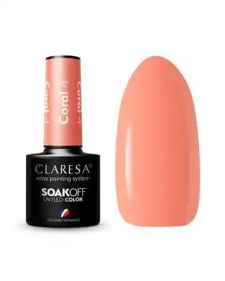 CLARESA CORAL 004 UV NAGELLACK 5 ML