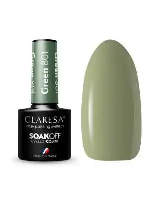 CLARESA GREEN/ GRÜN 801 UV NAGELLACK 5 ML