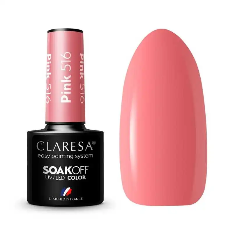 CLARESA PINK/ ROSA 516 UV NAGELLACK 5 ML