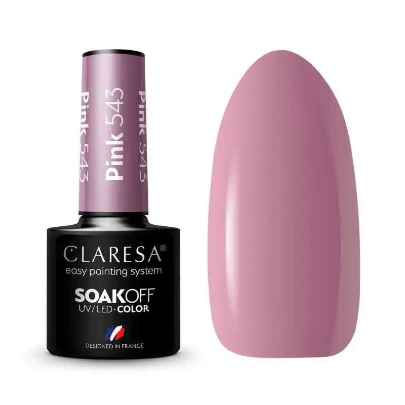 CLARESA PINK/ ROSA 543 UV NAGELLACK 5 ML