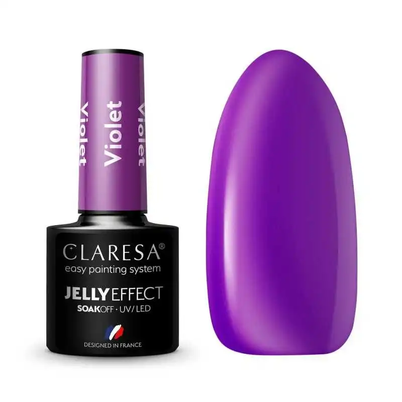 CLARESA JELLY VIOLETT UV NAGELLACK 5 ML