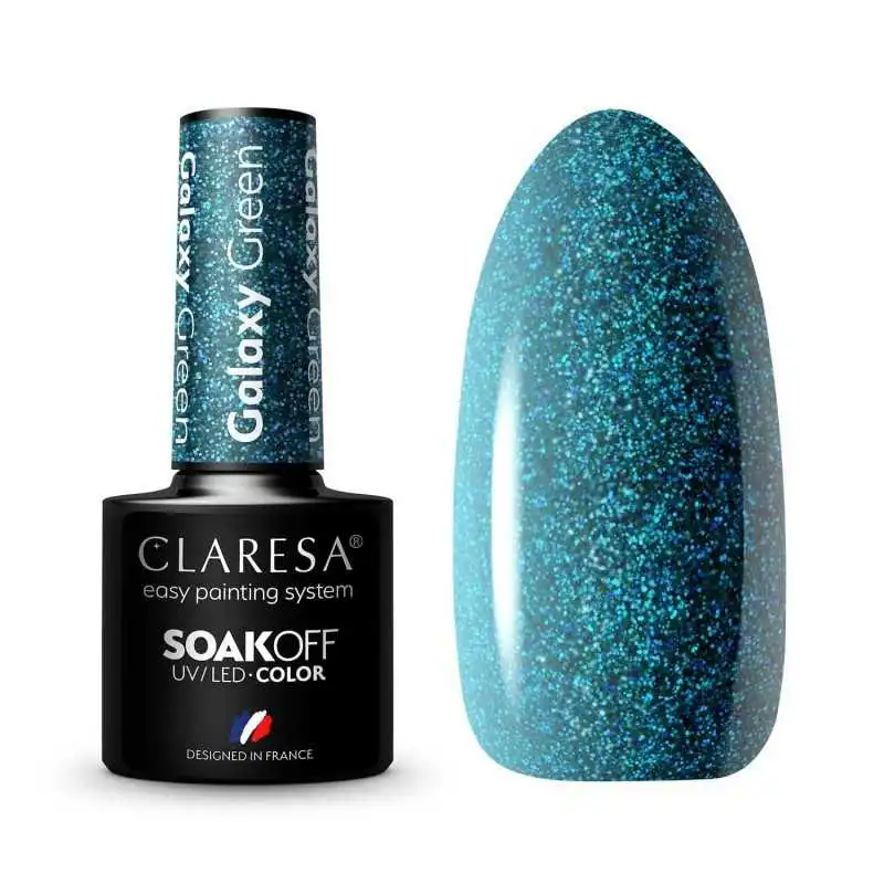 CLARESA GALAXY GREEN UV NAGELLACK 5 ML