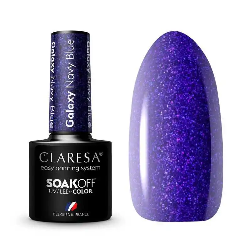 CLARESA GALAXY NAVY BLUE UV NAGELLACK 5 ML