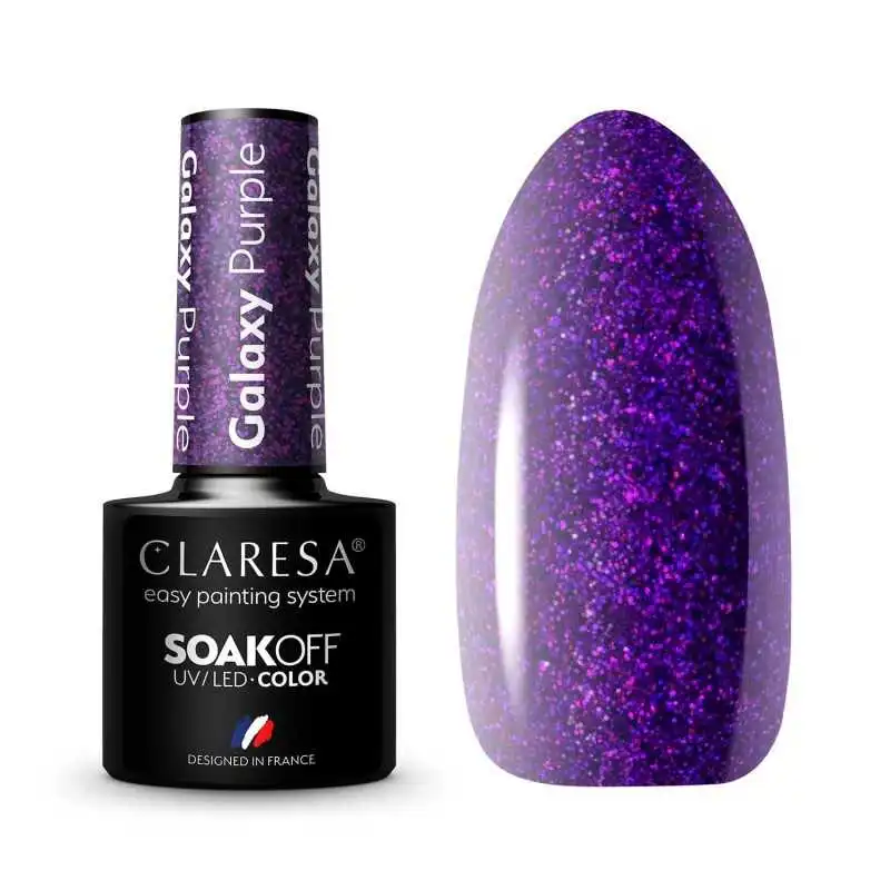 CLARESA GALAXY PURPLE UV NAGELLACK 5 ML CLARESA GALAXY PURPLE UV NAGELLACK 5 ML