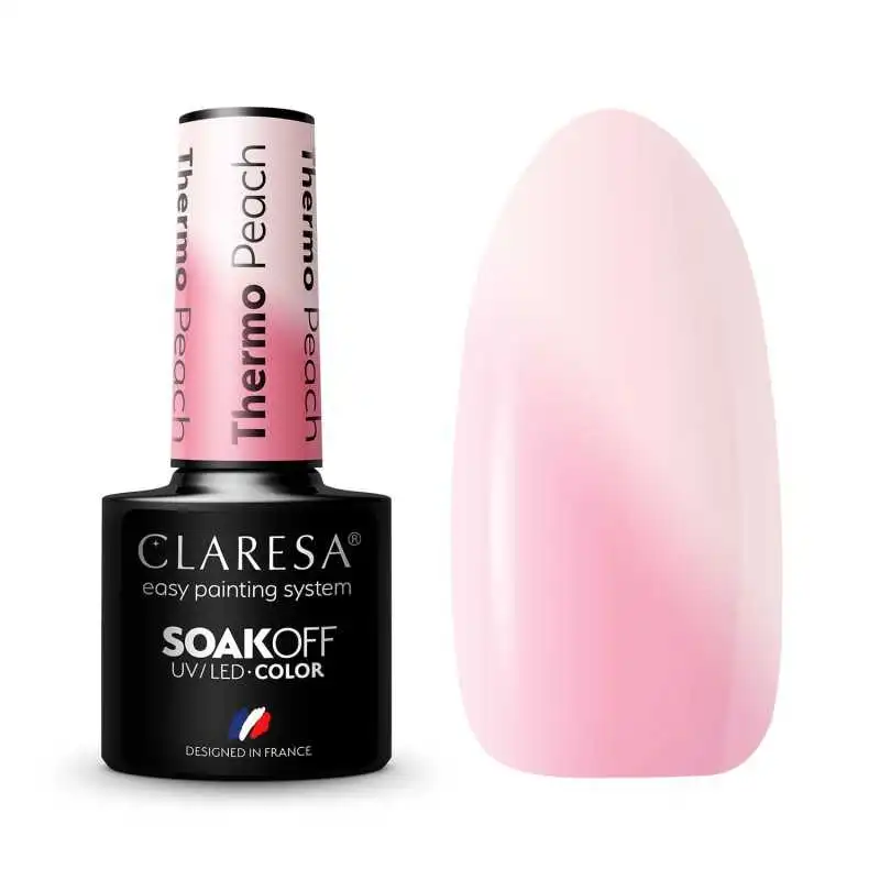 CLARESA THERMO PEACH UV NAGELLACK 5 ML CLARESA THERMO PEACH UV NAGELLACK 5 ML
