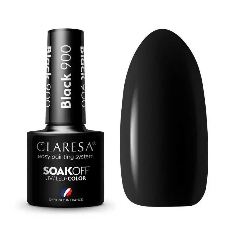 CLARESA BLACK 900 UV NAGELLACK 5 ML