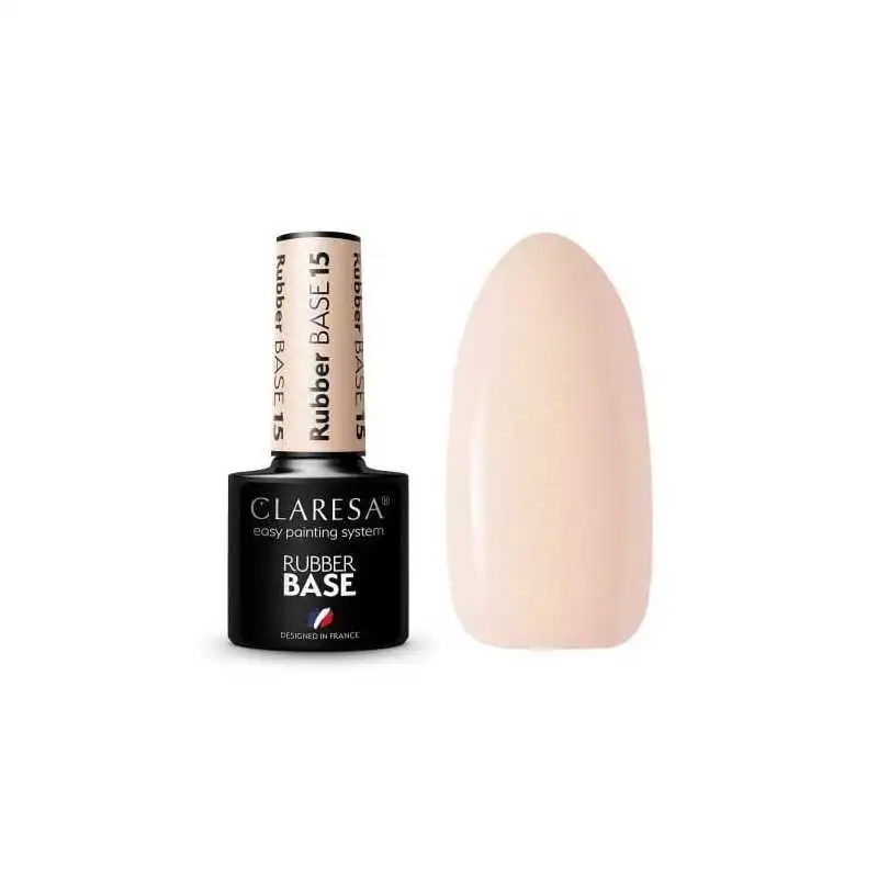UV Nagellack Gummi Base Claresa RUBBER BASE 15 5ML