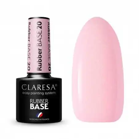 UV Nagellack Gummi Base Claresa RUBBER BASE 20 5ML