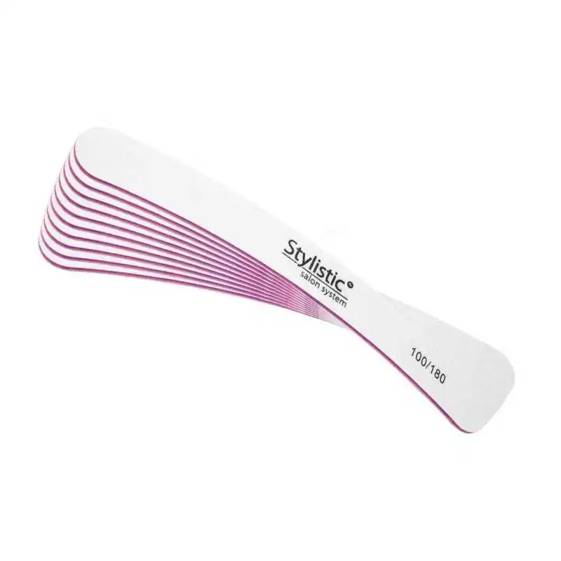 Stylistic Banane Nagelfeile SLIM 100/180 10Stk.