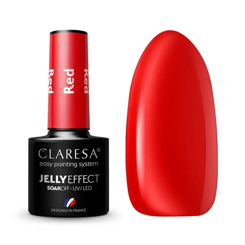 CLARESA JELLY RED UV NAGELLACK 5 ML CLARESA JELLY RED UV NAGELLACK 5 ML