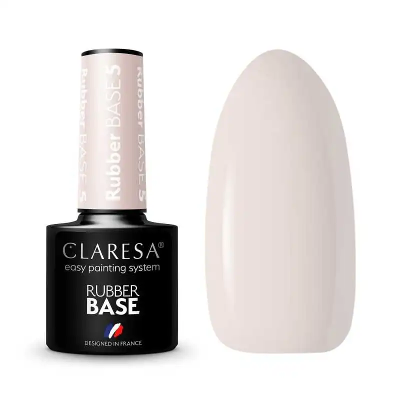 UV Nagellack Gummi Base Claresa RUBBER BASE 5 5ML