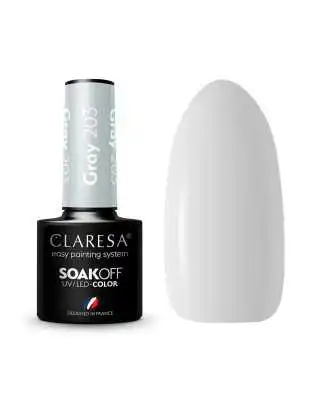 CLARESA GRAY/ GRAU 203 UV NAGELLACK 5 ML