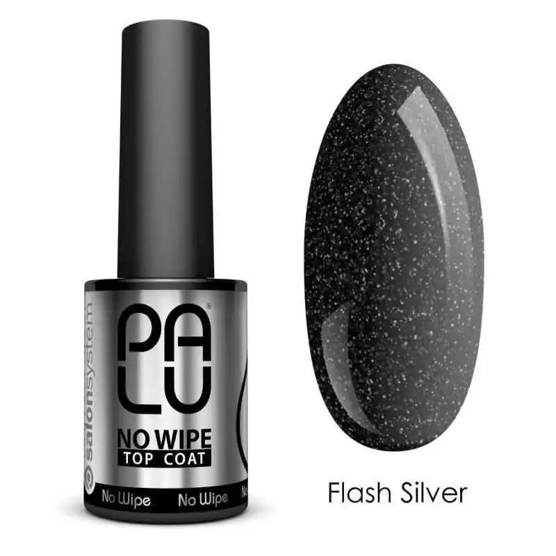 Top No Wipe Flash Silver für UV Nagellack 11ml
