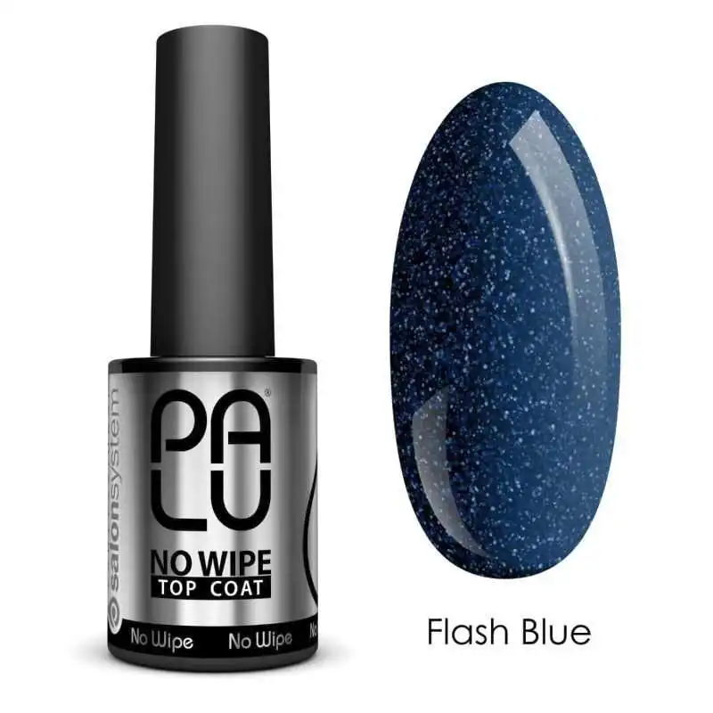 Top No Wipe Flash Blue für UV Nagellack 11ml