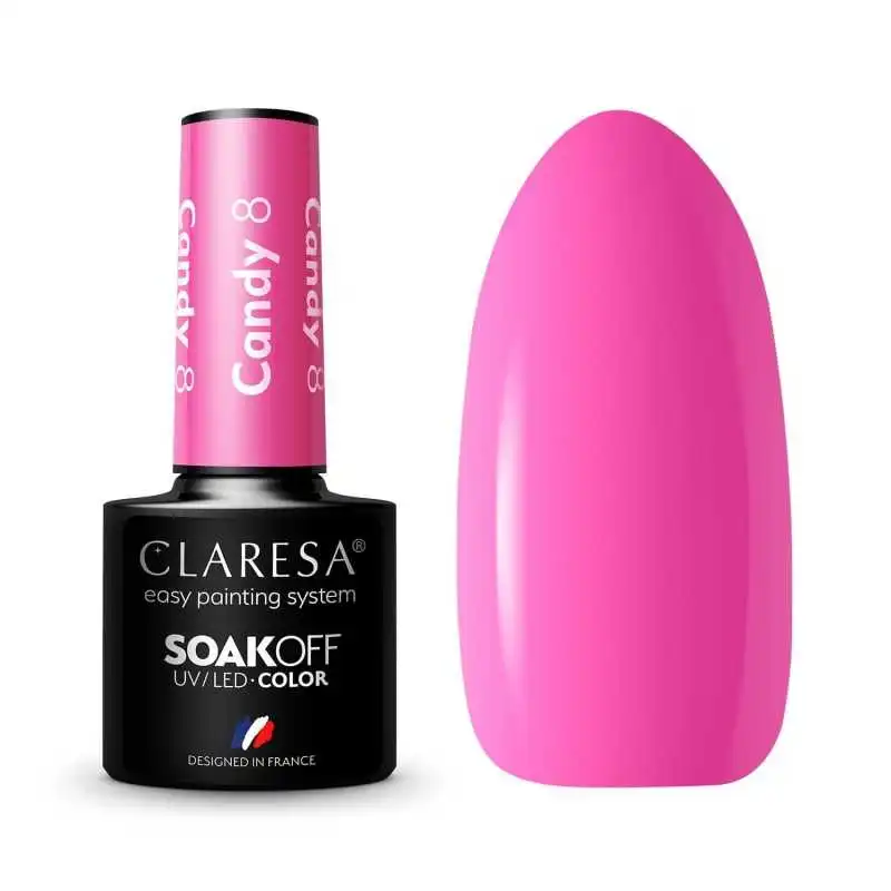 CLARESA CANDY 8 UV NAGELLACK 5 ML