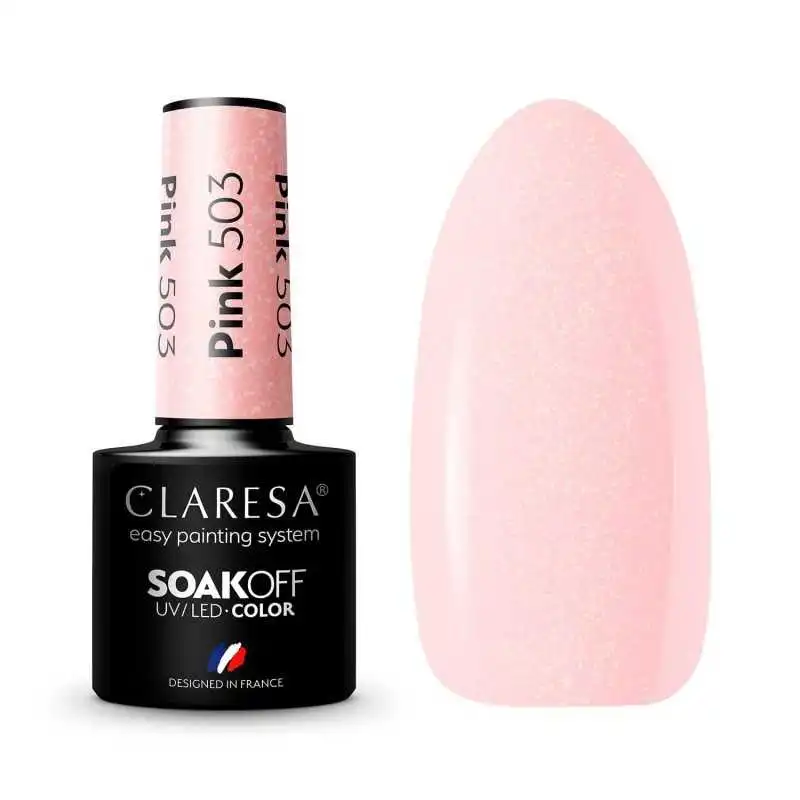 CLARESA PINK/ ROSA 503 UV NAGELLACK 5 ML