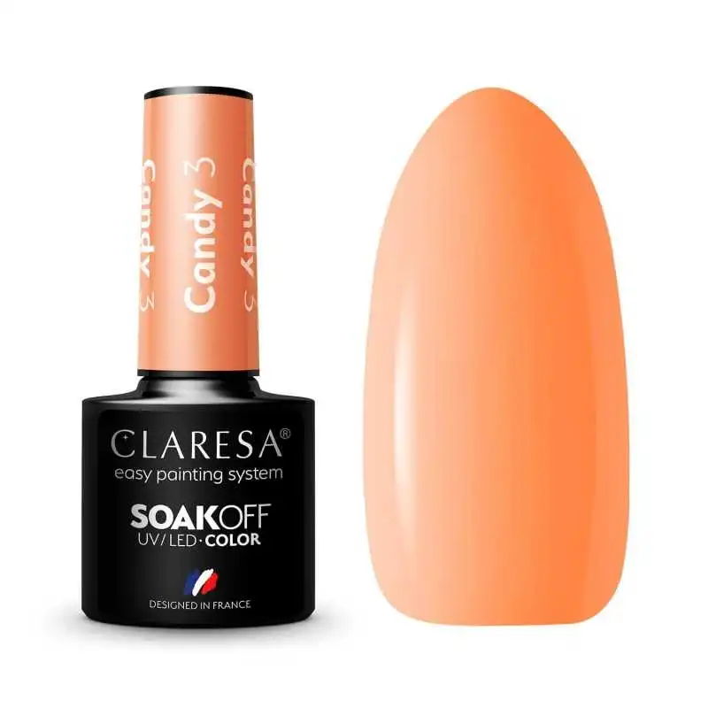 CLARESA CANDY 3 UV NAGELLACK 5 ML CLARESA CANDY 3 UV NAGELLACK 5 ML