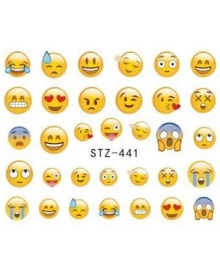 Nagel Sticker Emoji STZ-441