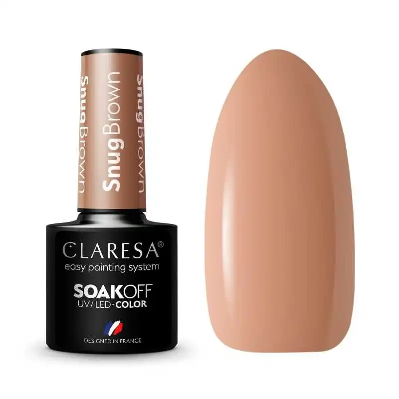 CLARESA SNUG BROWN UV NAGELLACK 5 ML CLARESA SNUG BROWN UV NAGELLACK 5 ML