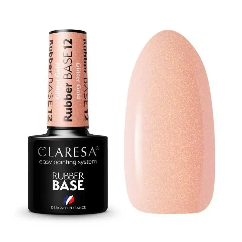 UV Nagellack Gummi Base Claresa RUBBER BASE 12 5ML UV Nagellack Gummi Base Claresa RUBBER BASE 12 5ML