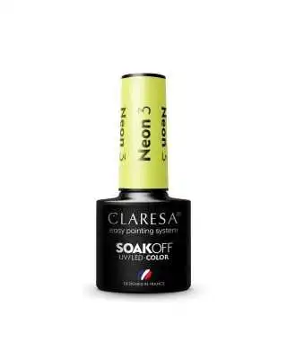 CLARESA NEON 3 YELLOW/ GELB UV NAGELLACK 5 ML