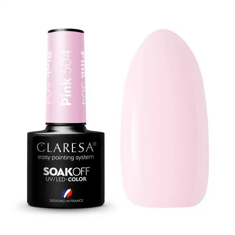 CLARESA PINK/ ROSA 504 UV NAGELLACK 5 ML CLARESA PINK/ ROSA 504 UV NAGELLACK 5 ML