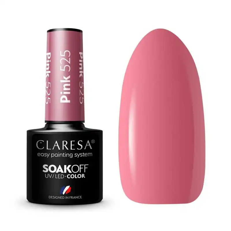 CLARESA PINK/ ROSA 525 UV NAGELLACK 5 ML