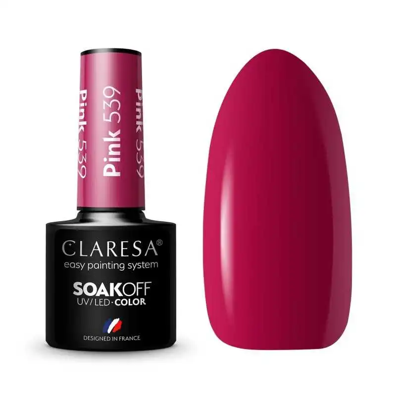CLARESA PINK/ ROSA 539 UV NAGELLACK 5 ML