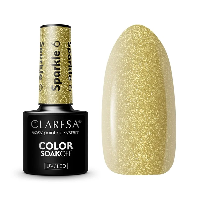 6 Sparkle UV Nagellack 5 ml Claresa 6 Sparkle UV Nagellack 5 ml Claresa