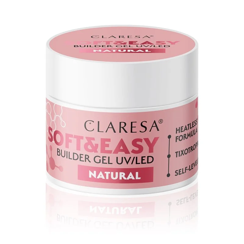 Builder Gel Soft&Easy Natural 45g Claresa Builder Gel Soft&Easy Natural 45g Claresa