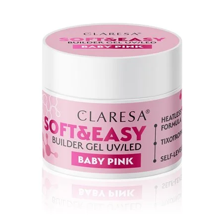Builder Gel Soft&Easy Baby Pink 12g Claresa