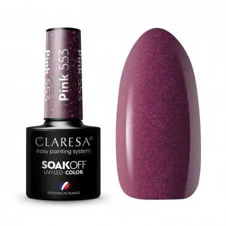 CLARESA PINK/ ROSA 553 UV NAGELLACK 5 ML
