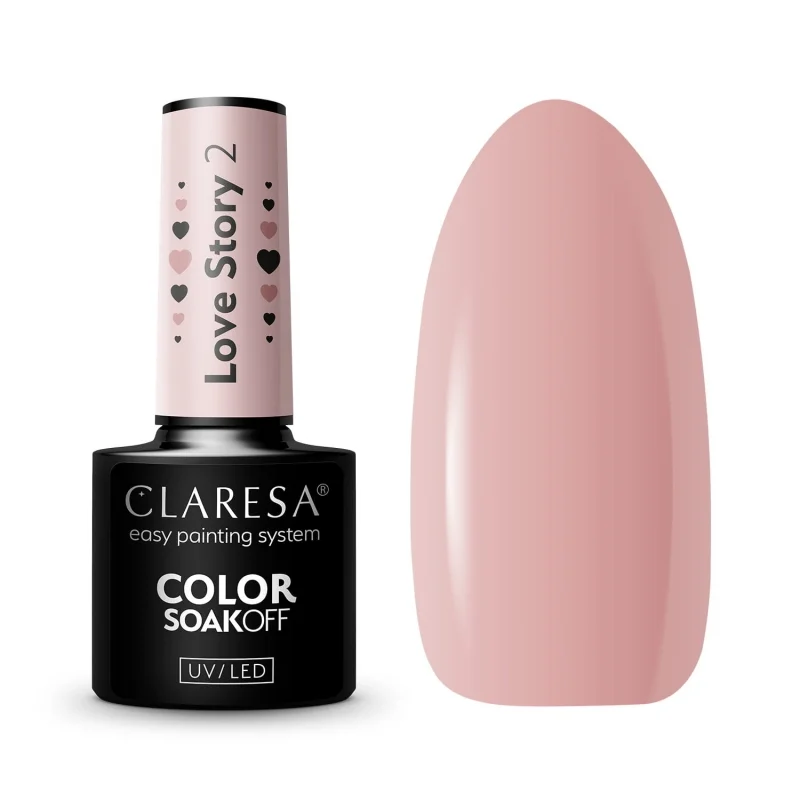 Claresa UV Nagellack 02 Love Story 5ml