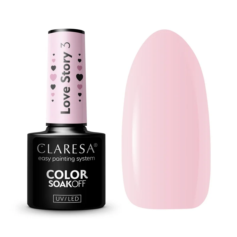 Claresa UV Nagellack 03 Love Story 5ml