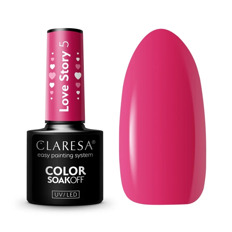 Claresa UV Nagellack 05 Love Story 5ml