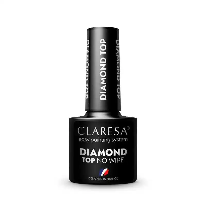 UV Nagellack Top Coat Claresa TOP DIAMOND NO WIPE 5ML