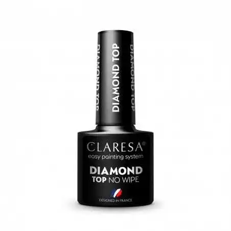 UV Nagellack Top Coat Claresa TOP DIAMOND NO WIPE 5ML