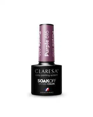 CLARESA PURPLE/ VIOLETT 616 UV NAGELLACK 5 ML