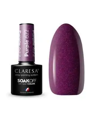 CLARESA PURPLE/ VIOLETT 622 UV NAGELLACK 5 ML