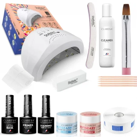 Claresa Gel Starter Set mit Dual Lampe für Anfänger