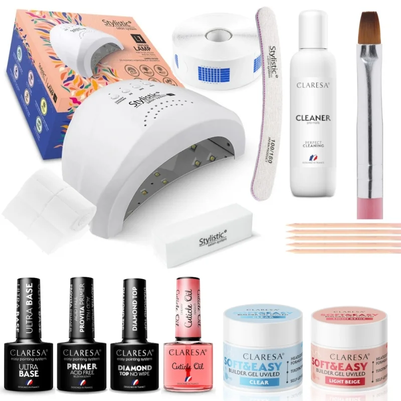 Claresa Gel Starter Set mit Dual Lampe