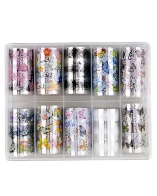 Transfer Nagelfolie Set x...
