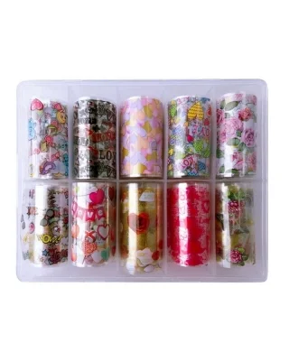 Transfer Nagelfolie Set x...