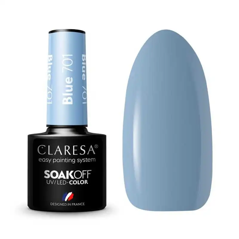 CLARESA BLUE/ BLAU 701 UV NAGELLACK 5 ML CLARESA BLUE/ BLAU 701 UV NAGELLACK 5 ML