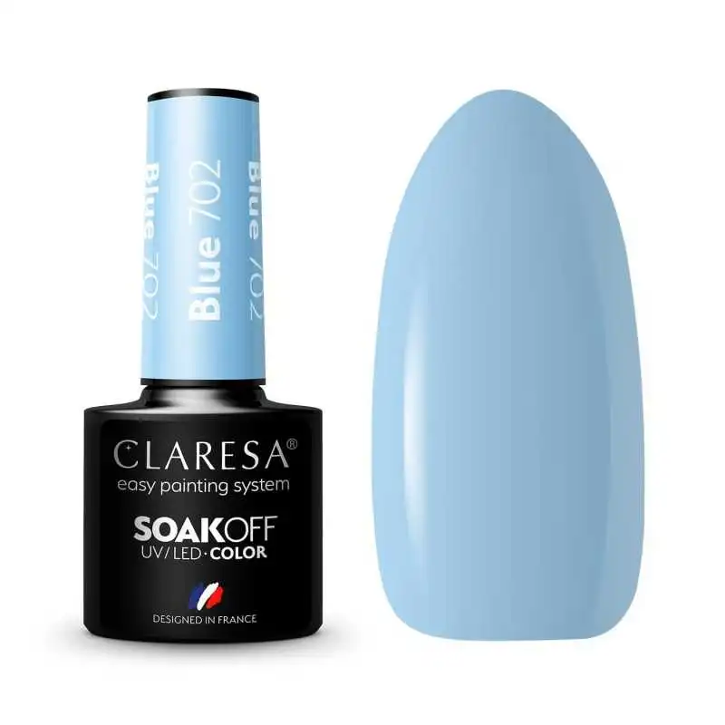 CLARESA BLUE/ BLAU 702 UV NAGELLACK 5 ML CLARESA BLUE/ BLAU 702 UV NAGELLACK 5 ML