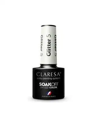 CLARESA GLITTER 5 UV NAGELLACK 5 ML